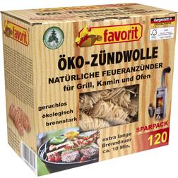 Favorit öko holzwolle grillanzünder kaminanzünder anzündwolle fsc siegel 120stk