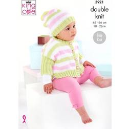 King Cole Jacket, Hat and Top Cherished DK 5921