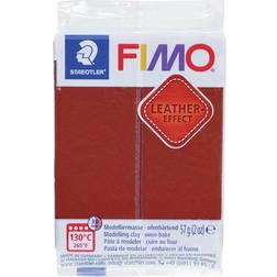 Staedtler Fimo leather effect polymer clay 2oz-nut brown -ef801-779