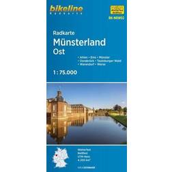 Radkarte Münsterland Ost Ahlen Teutoburger