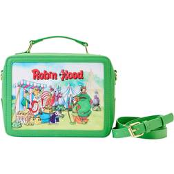 Loungefly Robin Hood Lunchbox Crossbody Purse green