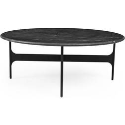 Wendelbo Floema Ø85 Black Nero Marquina Marble Coffee Table