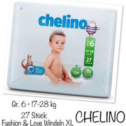 Fashion Chelino Design- Windeln T6 EXTRA LARGE 17-28kg 27 Stück Einzelpack