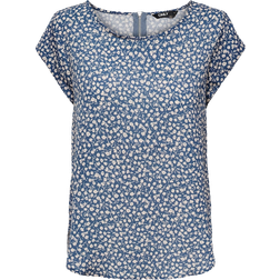 Only Vic Blouse - Smoke Blue