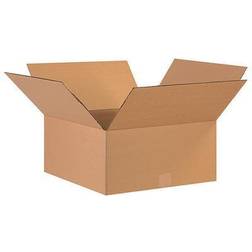 Box Partners Corrugated 17" x 17" x 8" Kraft, 20/Bundle