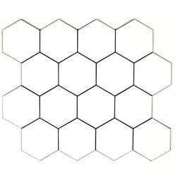 illusso Madison 11.6 11.75 0.125 in. White Aluminum Composite Panel Peel & Stick Wall Tile