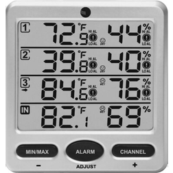 Ambient Weather WS-10-X4 Wireless 8-Channel Thermo-Hygrometer Four