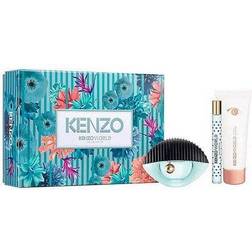 Kenzo world 3pcs eau parfum gift set