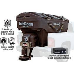 SaltDogg Pro Series Slide-In Salt/Sand Spreader, Poly/Stainless, 2 Cu. Yd. Capacity PRO2000CH