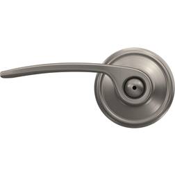 Schlage F40 MER 619 Merano Door Lever, Bed & Bath Privacy Lock, Satin