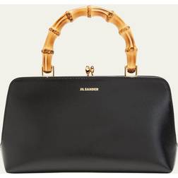Jil Sander Goji Bamboo Mini Skuldertaske - Sort