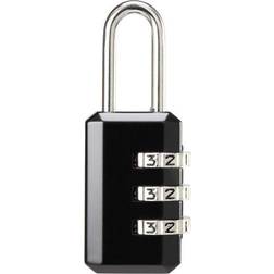 Sygonix SY-5044452 Cadenas 22 mm Noir Avec Serrure À Combinaison