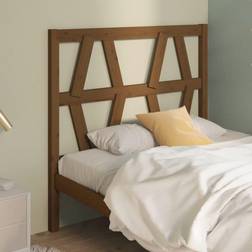 vidaXL Per Letto Miele 106x4x100 cm In Legno Massello Di Pino Testiera