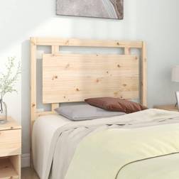 vidaXL 105.5x4x100 Solid Pine Headboard