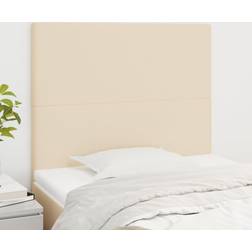 vidaXL Huvudgavlar 2 st gräddvit 100 Sänggavel 100cm