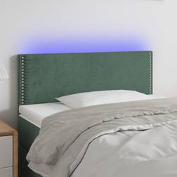 vidaXL LED mörkgrön Sänggavel