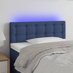 vidaXL LED-lys 90x5x78/88 stof Sengegavl