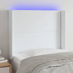 vidaXL LED konstläder Sänggavel
