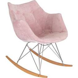 Leisuremod Willow Base Rocking Chair