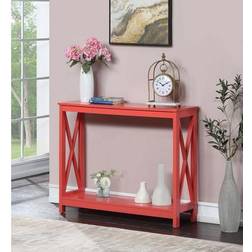 Convenience Concepts Oxford Coral Standard Top Console Table