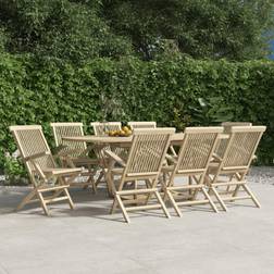 vidaXL Folding Garden Chairs