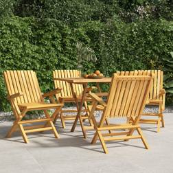 vidaXL Folding Garden Chairs 4