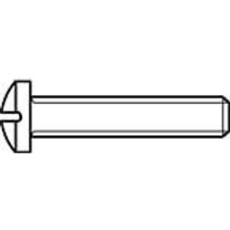 Toolcraft Schrauben, Linsenschrauben M4 16 mm Kreuz 100 Schrauben pro Stück