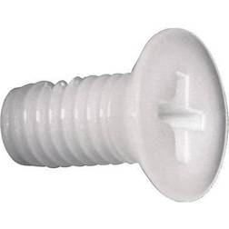 Toolcraft 839979 Countersunk screws M6 Phillips DIN 965 Plastic, Polyamide