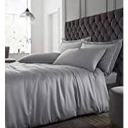 Catherine Lansfield polyester Påslakan Grå, Silver