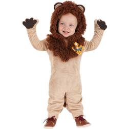 Jerry Leigh Wizard of Oz Infant Cowardly Lion Costume Brown/Yellow 12/18mo