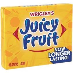 Wrigley's JUICY FRUIT Original Bubble Gum, Single Pack, Stick