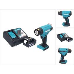 Makita Pistola Ad Aria Calda A Batteria DHG 180 RF1 550 °C 18V