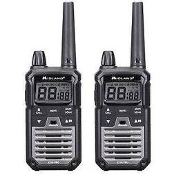 Midland Walkie Talkie XT70 Pro, Carga Rápida, 32 canales, USB, Alcance de 12 km, Negro