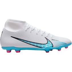 Nike Mercurial Superfly 9 Club MG - White/Pink Blast/Baltic Blue