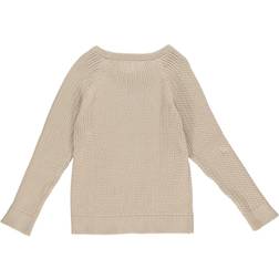 Müsli by Green Cotton Knit Cable Sweater pojkar Stickat