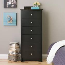 Prepac Black Sonoma Chest of Drawer