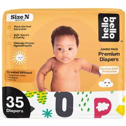 Hello Bello Alphabet Soup Design Diapers Size N, 35pcs