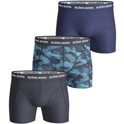 Björn Borg Shadeline Sammy Boxer Shorts 3-pack - Total Eclipse