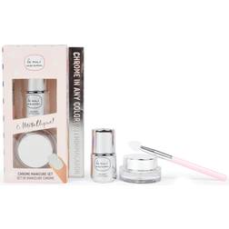 Le Mini Macaron Le Metallique Manicure Set Chrome 3-pack