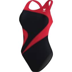 TYR Women's Maxfit T-Splice Swimsuit - Black/Red