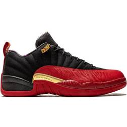 NIKE Air Jordan 12 Retro Low SE - Black/Metallic Gold/Varsity Red