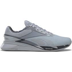 Reebok Women's Nano X3 Cross Trainer, Pure Grey/Black/Burnt Orange