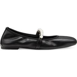 Stuart Weitzman Goldie Ballet Flat Black Women's Shoes Black