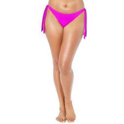 Swimsuits For All Women's Side Tie Brief - Very Fuchsia