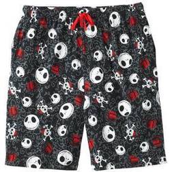 KingSize Pajama Lounge Shorts - Nightmare Before Skulls