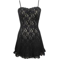 Hanky Panky Signature Lace Cigarette Girl Chemise - Black