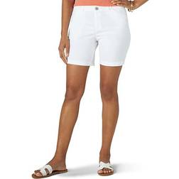Lee Women's Regular Fit Chino Short - White
