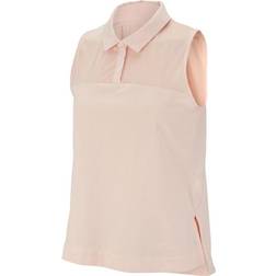 Nike Women's Flex Sleeveless Polo Shir - Echo Pink