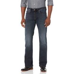 Buffalo Men's Slim Bootcut King Sanded Dark Jeans - Indigo