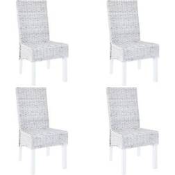 vidaXL Kubu Rattan Köksstol 93cm 4st